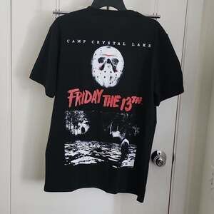 Friday the 13th Jason Voorhees Hockey Mask Graphic T-Shirt